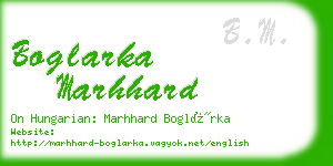 boglarka marhhard business card